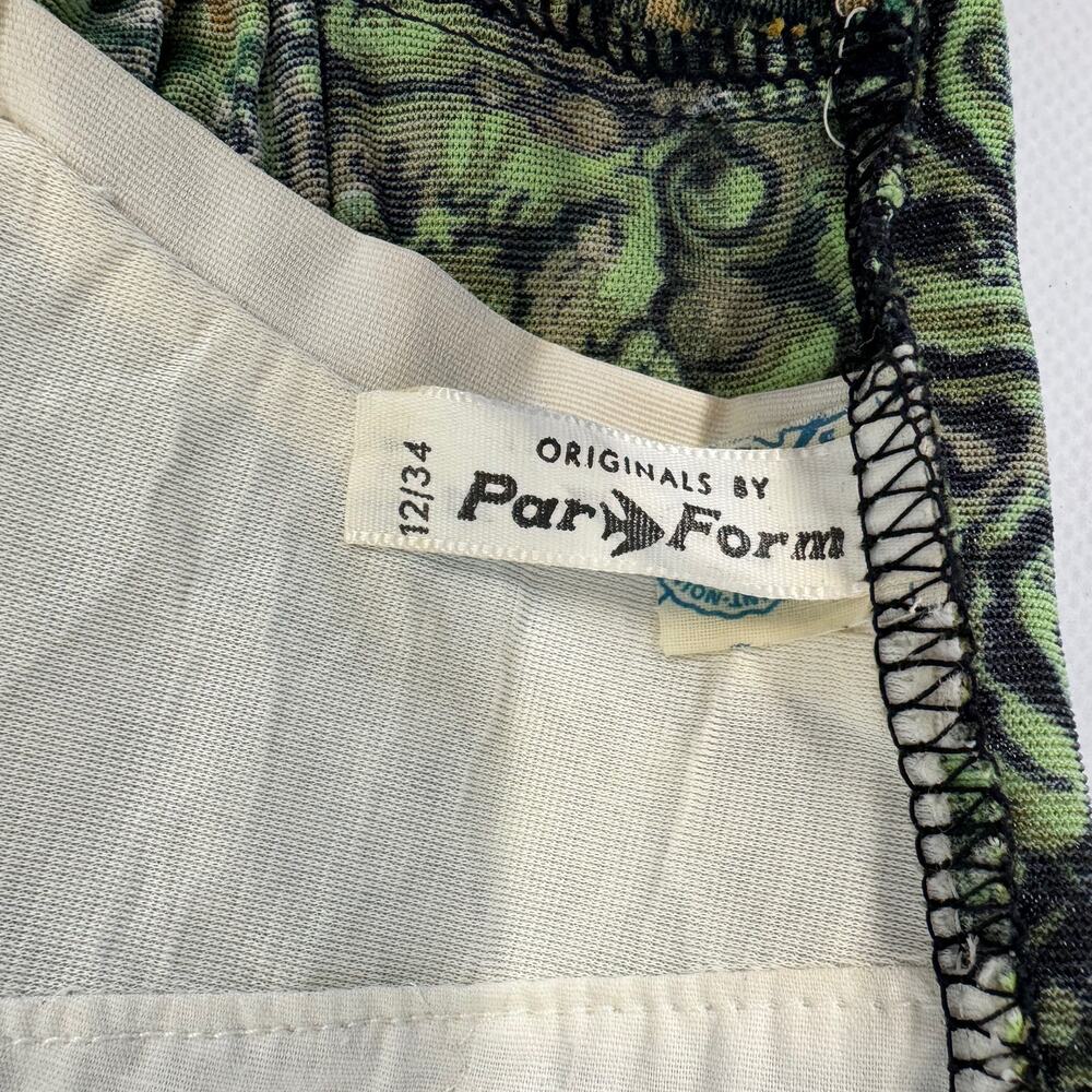 Par Form 1960s Vintage Green Swim Dress Size 12/34 - Picture 6 of 11
